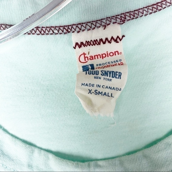 TODD SNYDER + champion mint green pride t-Shirt - Picture 2 of 5